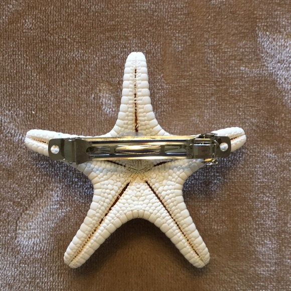 HAND MADE STARFISH HAIR PIECE - Picture 2 of 4